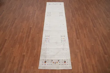 Tribal Gabbeh Handmade Runner Rug 3x10