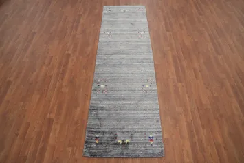 Tribal Gabbeh Oriental Runner Rug 3x9