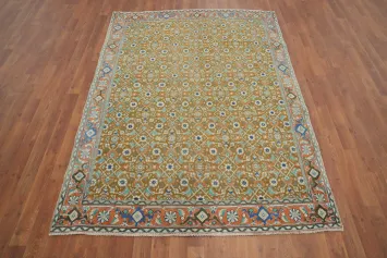 Handmade Wool Tabriz Persian Rug 5x7