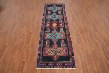 Geometric Ardebil Persian Runner Rug 4x10