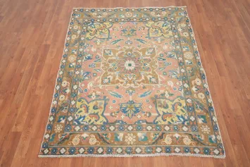 Traditional Wool Tabriz Persian Rug 5x6