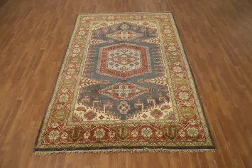 Geometric Viss Handmade Area Rug 6x9