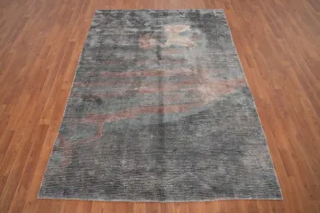 Luxurious Handcrafted Abstract Rug 5x7