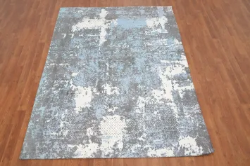 Handmade Abstract Oriental Rug 5x7