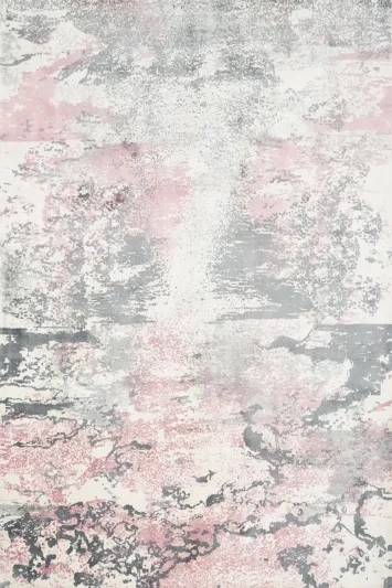 Abstract Pastel Dreams: Modern Artistry Soft Abstract Rug 5x7
