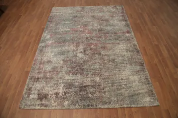 Elegant Textured Abstract Area Rug 5x8 for Modern Living Spaces
