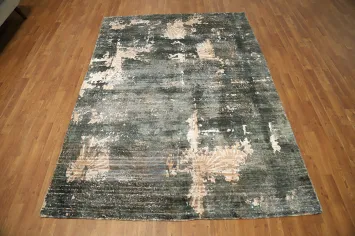 Elegant Abstract Area Rug 6x8 with Earth Tones for Modern Interiors