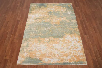 Handmade Abstract Oriental Rug 4x6
