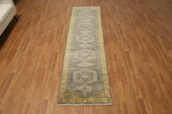 Geometric Viss Indian Runner Rug 3x10
