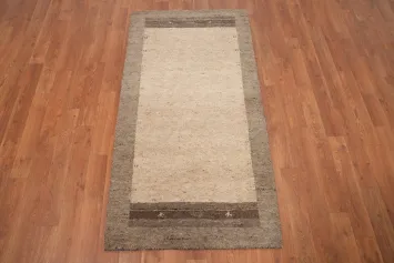 Handmade Wool Gabbeh Oriental Rug 2x4