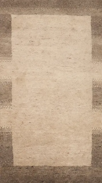 Handmade Wool Gabbeh Oriental Runner Rug 2x5
