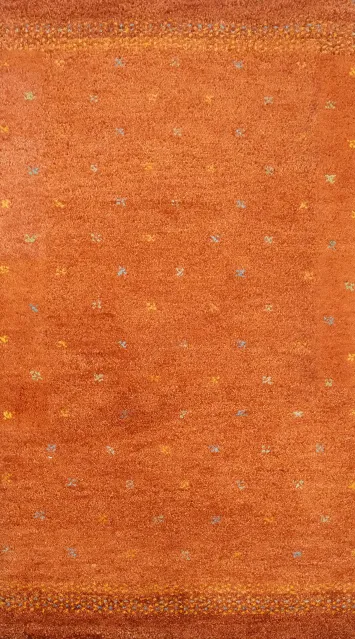 Vibrant Gabbeh Rug 2x5 with Delicate Motifs for Cozy Spaces