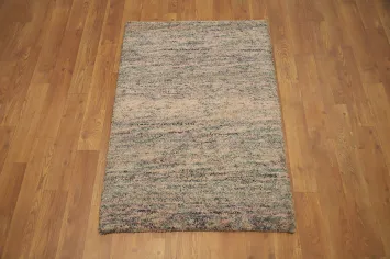 Rustic Charm: Versatile Gabbeh Rug 2x3 with a Subtle Color Blend