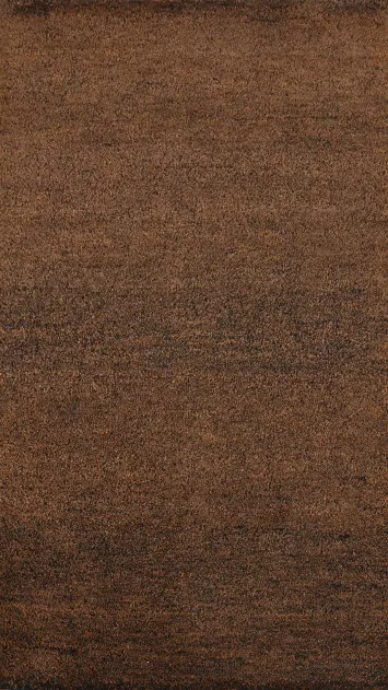 Chocolate Brown Gabbeh Oriental Runner Rug 2x5