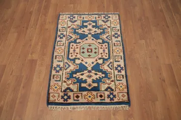 Geometric Oushak Handmade Wool Rug 2x3
