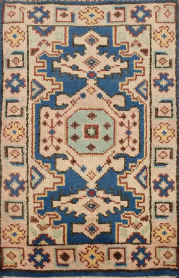 Geometric Oushak Handmade Wool Rug 2x3