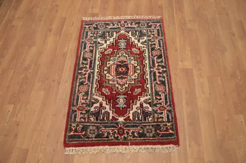 Geometric Heriz Serapi Oriental Accent Rug 2x3