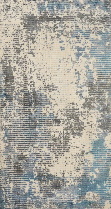Stylish Distressed Look Abstract Rug 2x4 for Living Rooms