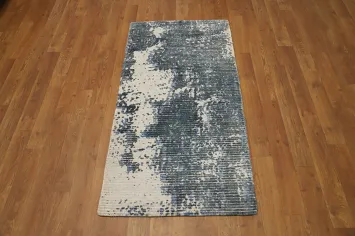 Explore Serenity with Stunning Abstract Textured Abstract Rug 2x4