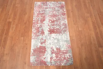 Artistry Modern Distressed Look Abstract Rug 2x4