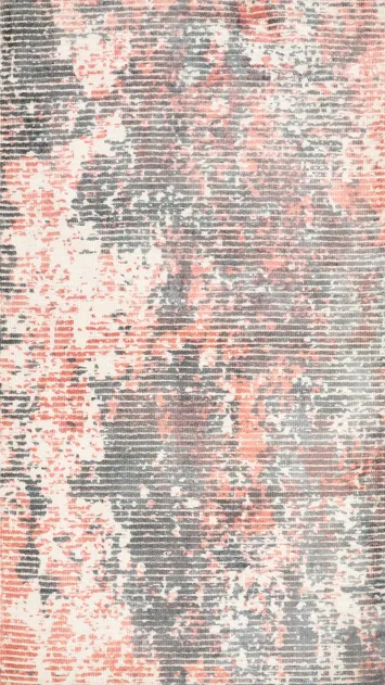 Distressed Look Abstract Oriental Rug 2x4