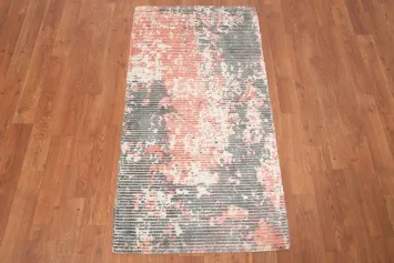 Earthy Tones Decorative Abstract Rug 2x4 for Modern Living Rooms