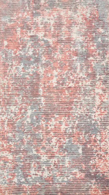 Contemporary Abstract Rug 2x4 with Elegant Textured Design