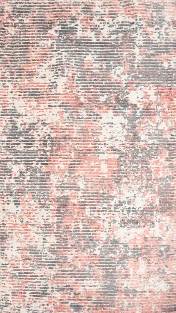 Contemporary Art-Inspired Distressed Look Abstract Rug 2x4