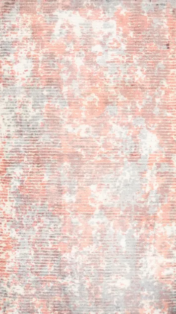 Elegant Modern Abstract Rug 2x4 in Soft Color Hues