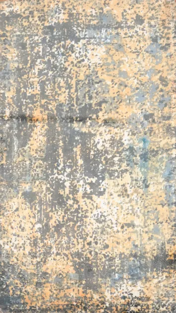 Distressed Look Abstract Oriental Rug 2x4