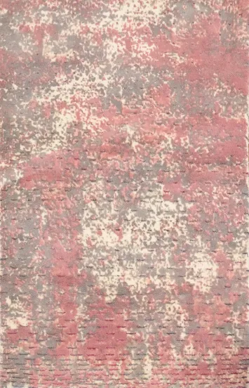 Distressed Look Abstract Oriental Rug 2x3