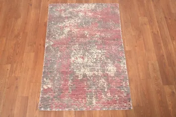 Distressed Look Abstract Oriental Rug 2x3