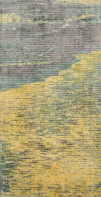 Handmade Abstract Oriental Rug 2x4