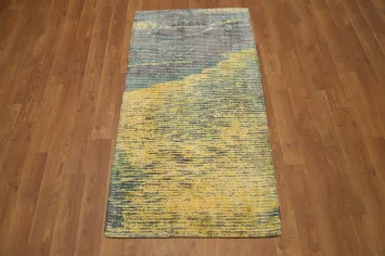 Handmade Abstract Oriental Rug 2x4