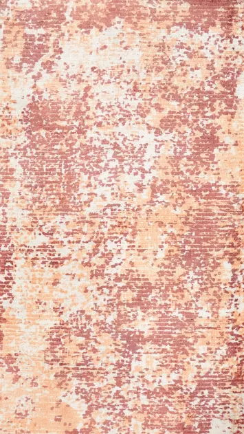Abstract Textured Rug 2x4 in Warm Colors and Soft Shades