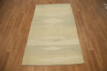 Vegetable Dye Wool Kilim Handwoven Rug 3x5