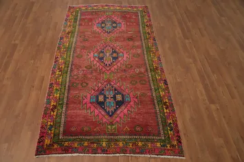 Geometric Meshkin Persian Rug 4x8