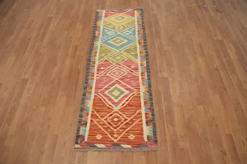 Vibrant Kilim Runner Rug 2x6 Add a Splash of Color to Your Hall