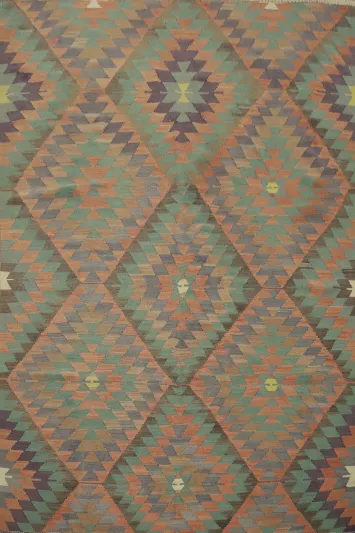 Vegetable Dye Kilim Turkish Rug 5x7