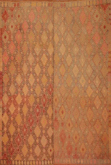 Vegetable Dye Kilim Turkish Rug 5x7
