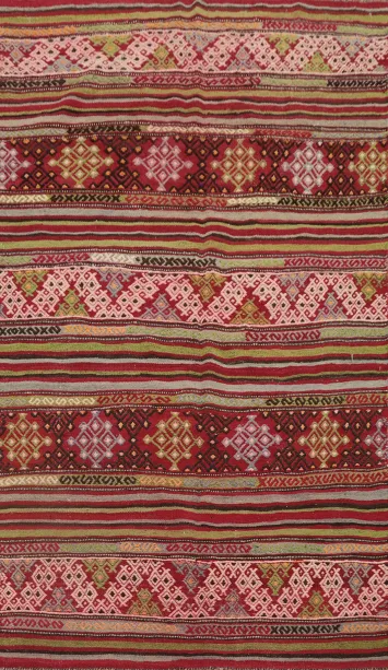 Vegetable Dye Kilim Turkish Rug 5x7