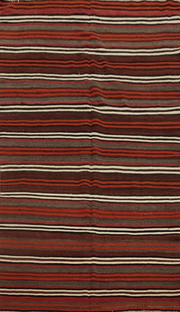 Vegetable Dye Kilim Area Rug 5x9