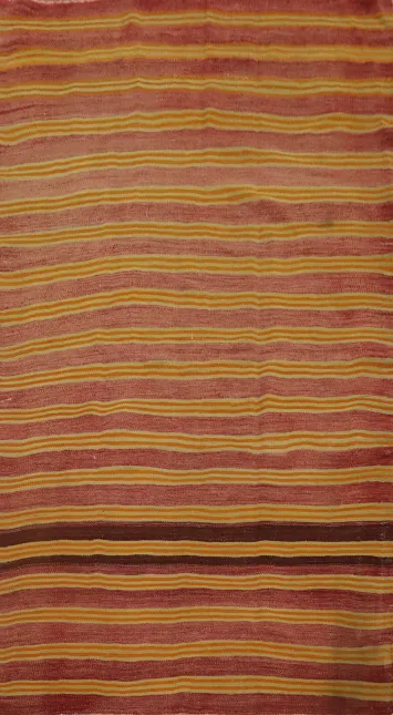 Stripe Kilim Area Rug 5x9 Infused with Warmth and Comfort