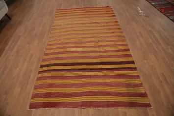 Stripe Kilim Area Rug 5x9 Infused with Warmth and Comfort