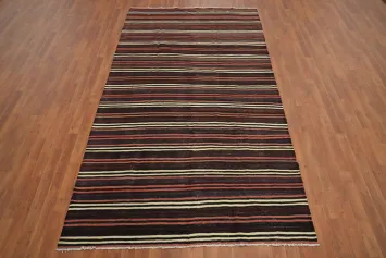 Vegetable Dye Kilim Turkish Area Rug 5x9