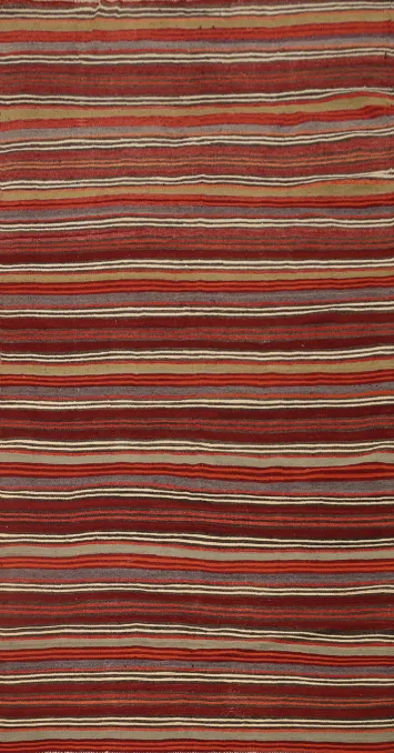 Vegetable Dye Kilim Turkish Area Rug 5x10