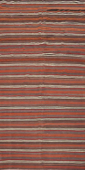 Vegetable Dye Kilim Turkish Area Rug 5x11