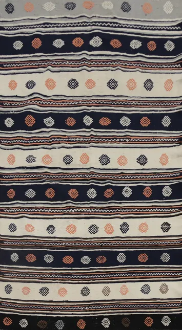 Vegetable Dye Kilim Turkish Area Rug 5x10