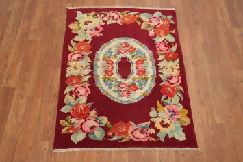 Vegetable Dye Karabagh Oriental Rug 3x3