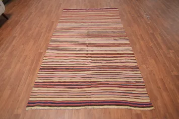 Mesmerizing Striped Kilim Area Rug 5x8 for Cozy Spaces